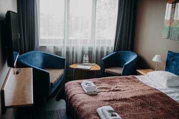 Фото номера Стандартный двухместный номер с 1 кроватью Отель Comfort Hotel Kuldiga г. Кулдига 8
