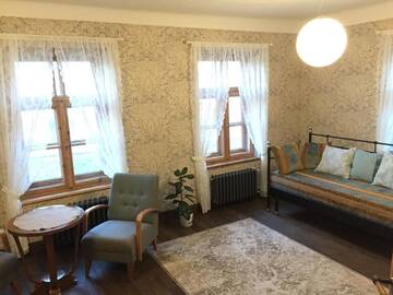 Фото номера Апартаменты с 1 спальней и видом на город Апартаменты Apartamenti Kuldīgas Pilsdzirnavas г. Кулдига 5