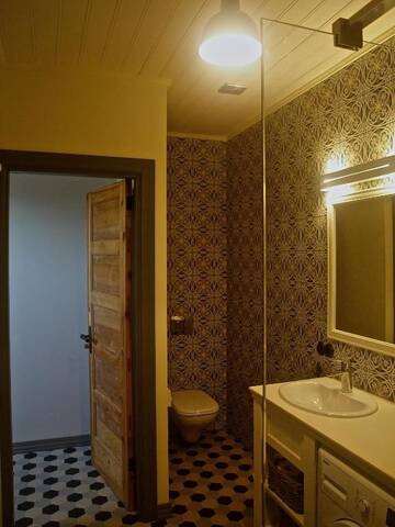 Фото номера Апартаменты с 1 спальней и террасой Апартаменты Šaha Kluba Apartamenti г. Кулдига 20